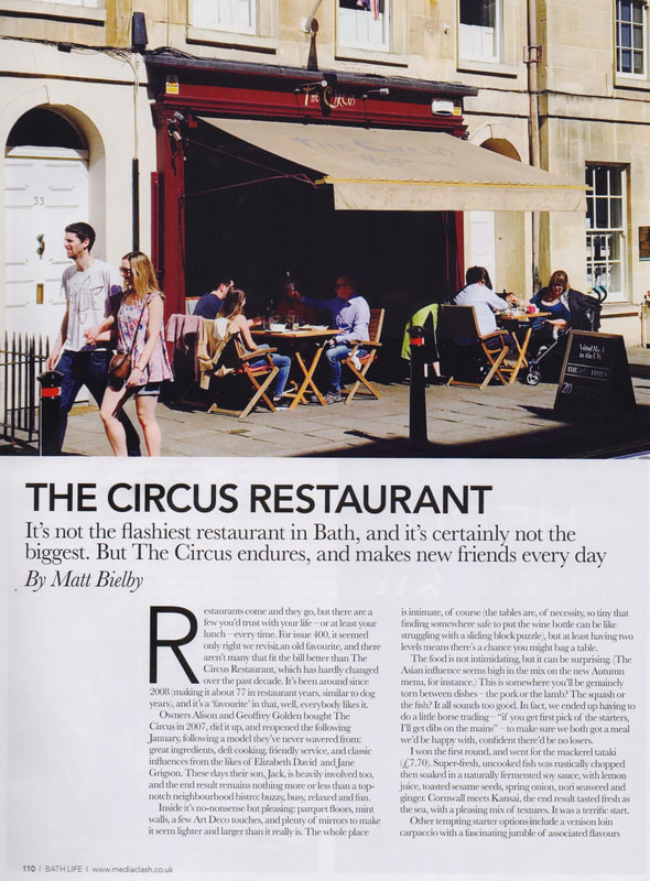 Circus Restaurant Bath review The Bath Magazine